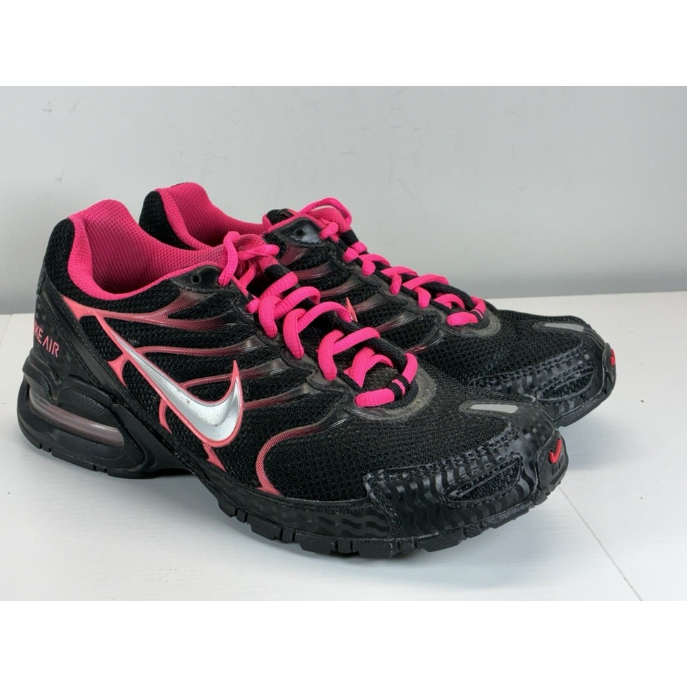 Nike Air Max Torch 4 Shoes Womens 7.5 Black Pink Running Sneakers 343851-006